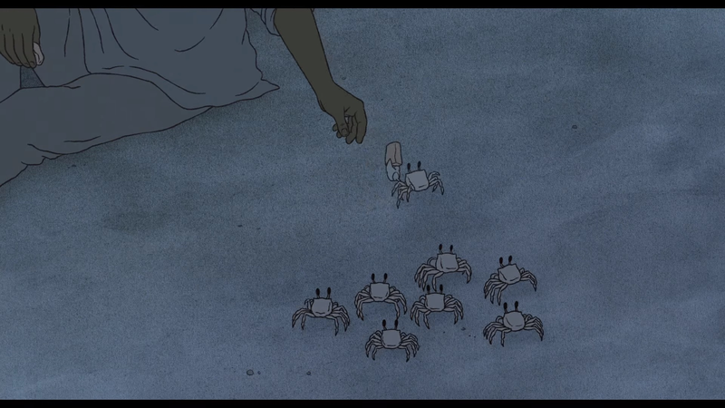 These little crabs are adorable and turn up throughout the film
